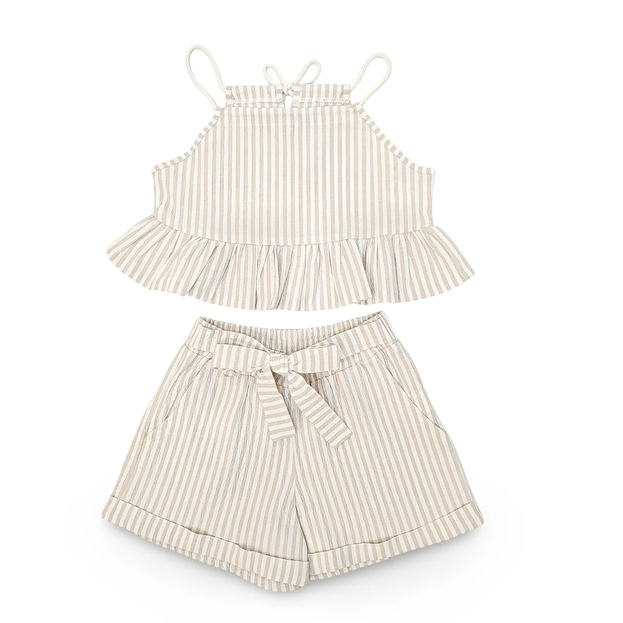 33023 CONJUNTO LINO A RAYAS NIÑA JUNIOR - Image 5