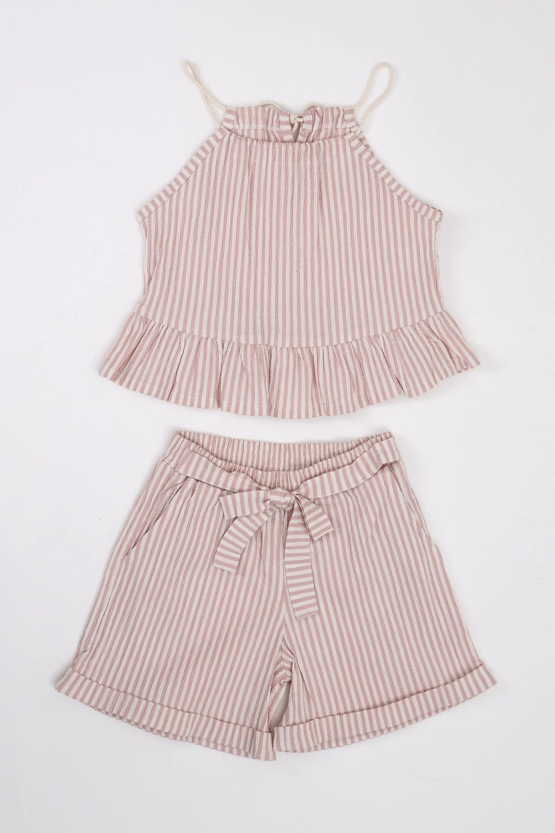 33023 CONJUNTO LINO A RAYAS NIÑA JUNIOR - Image 6