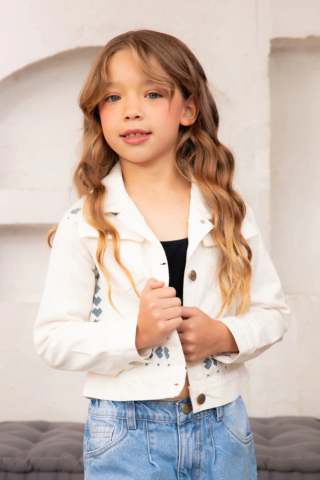 33027 CHAQUETA DENIM NIÑA JUNIOR - Image 5