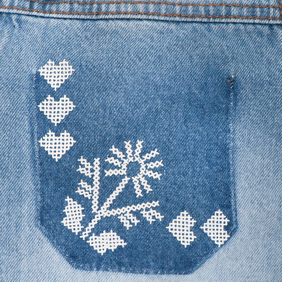 33028 SHORT NIÑA JUNIOR-DENIM - Image 3