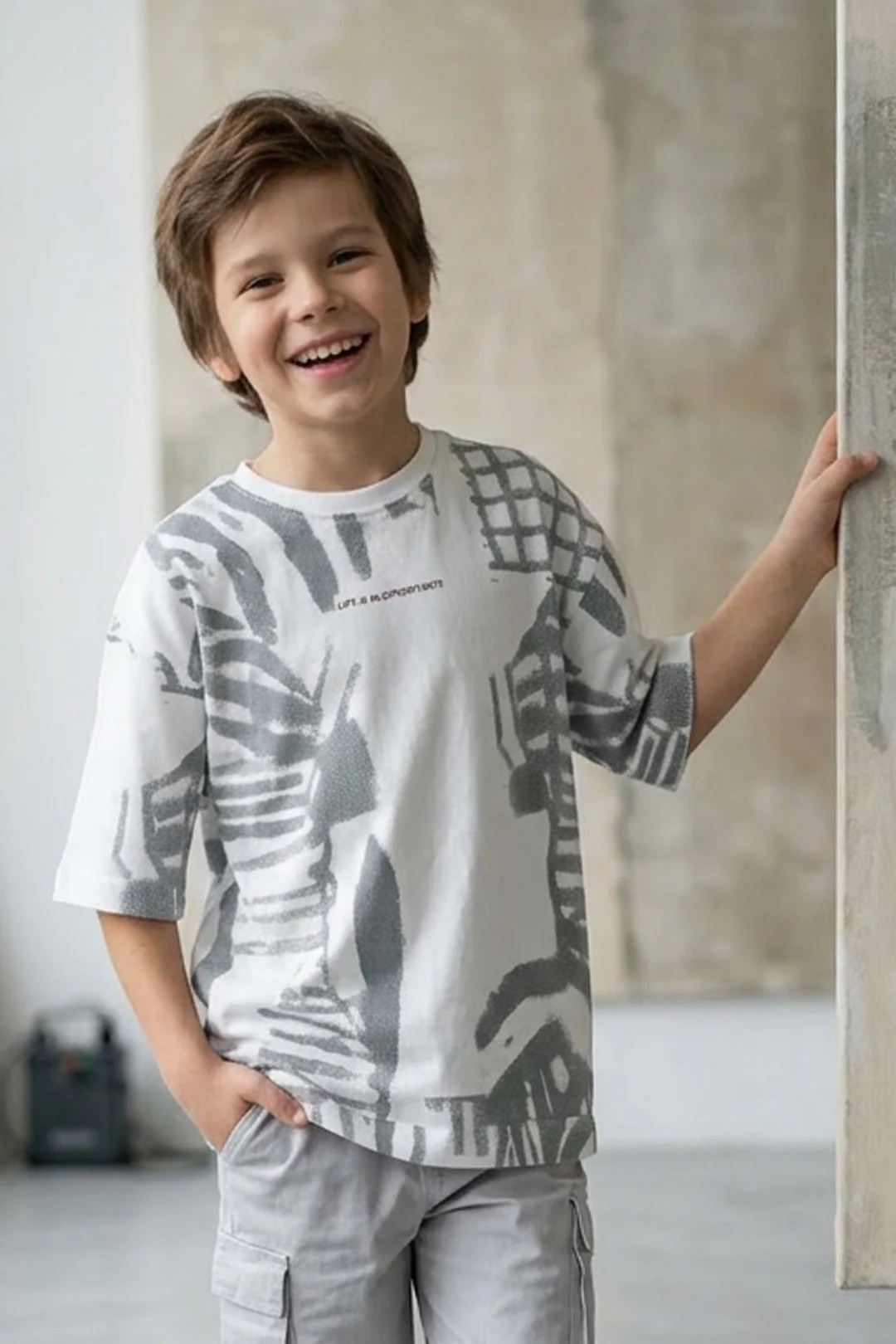 45658 CAMISETA OVERSIZE PARA NIÑO JUNIOR - Image 6