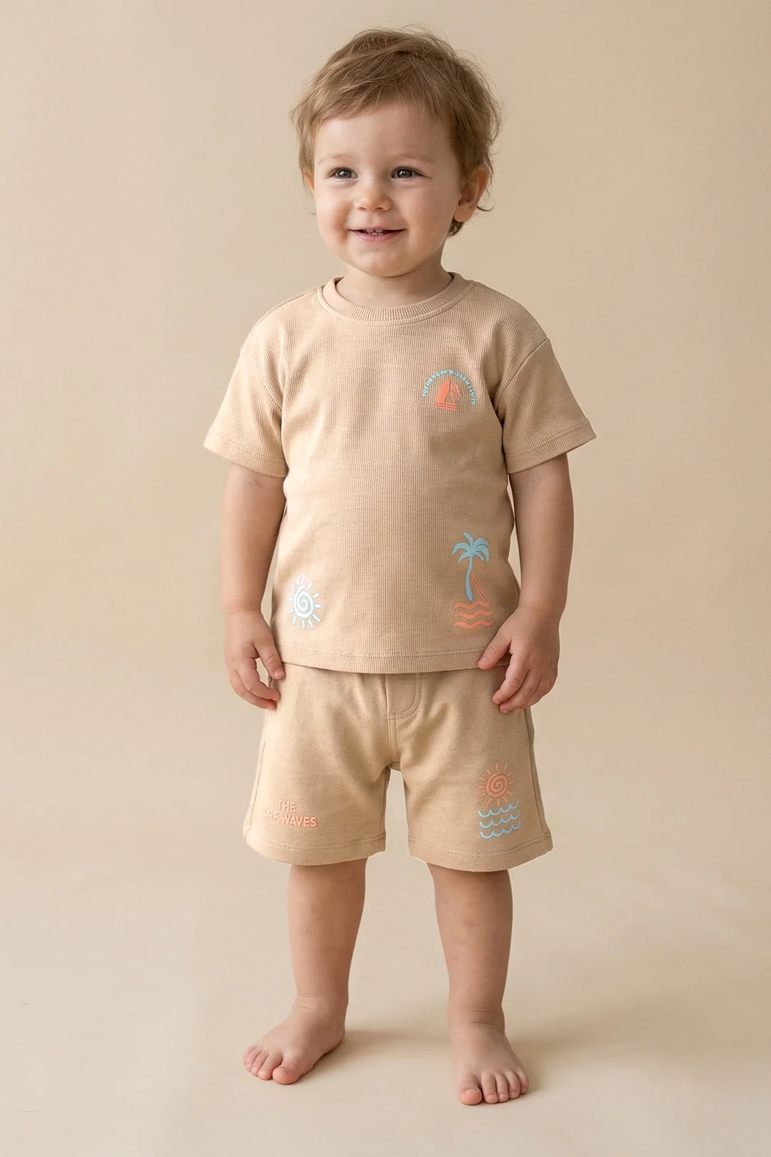 52018 CONJUNTO EN BURDA CON PRINTS NIÑO BEBE - Image 2