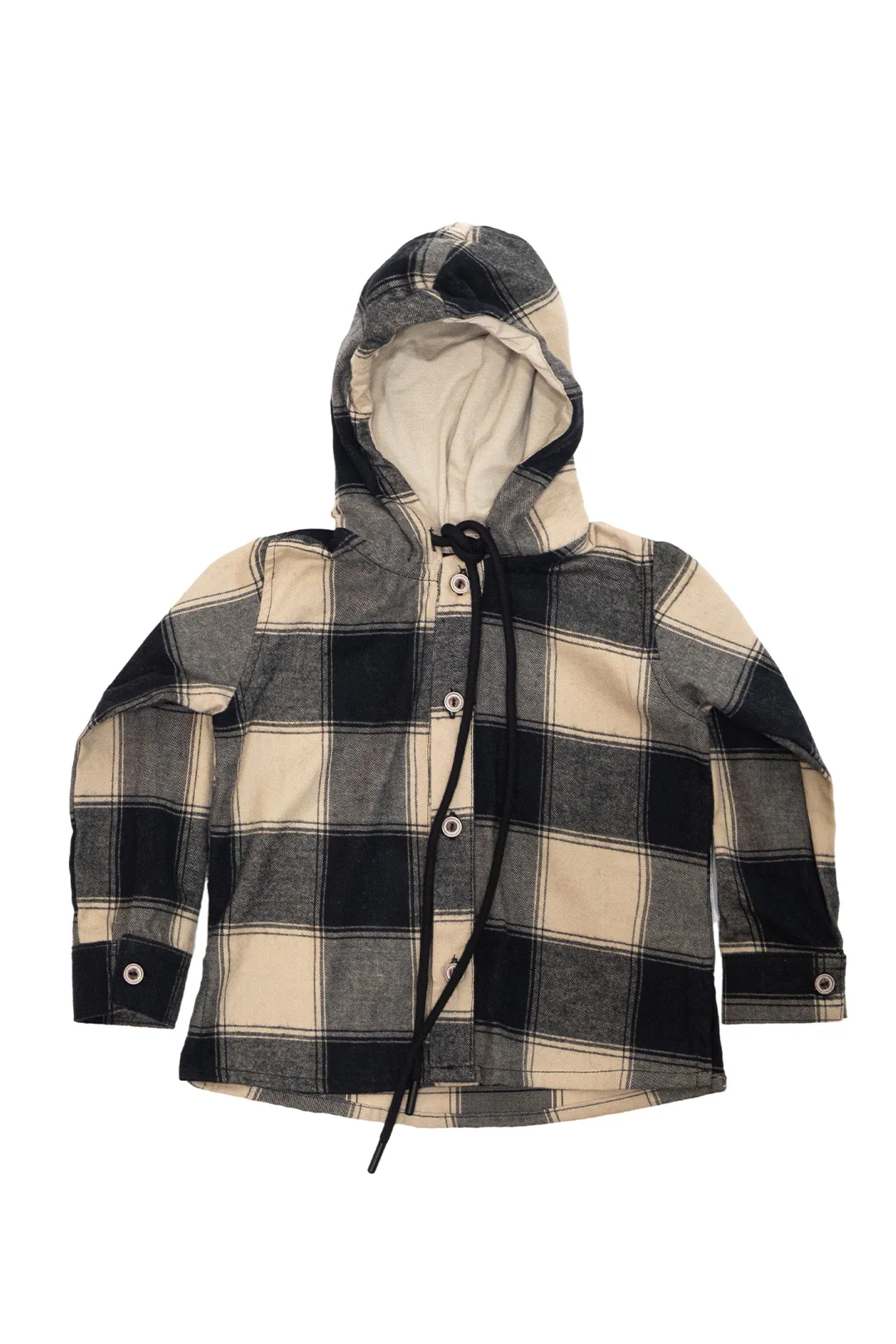 52019 CAMISA LEÑADORA MANGA LARGA CON CAPUCHA NIÑO BEBE - Image 2