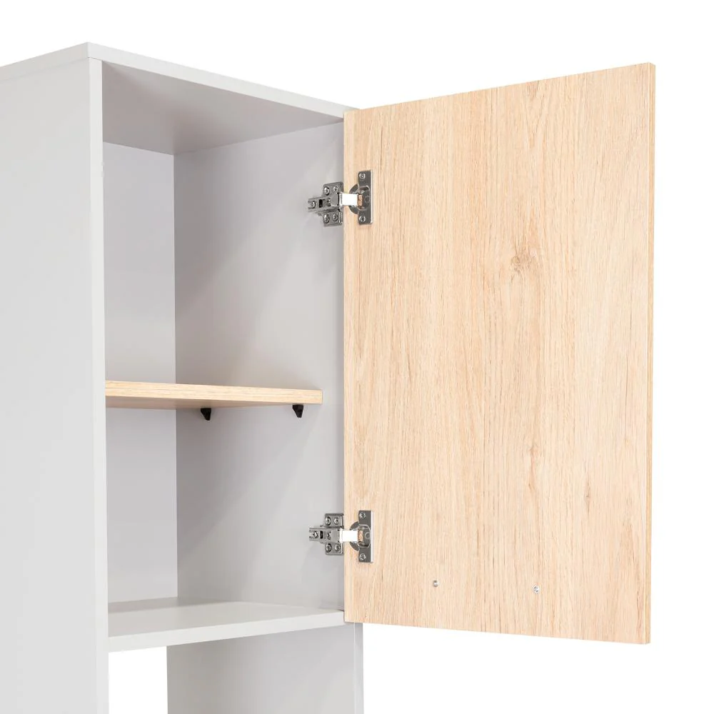 ALACENA KAZÁN, BEIGE Y GRIS, CON DOS PUERTAS Y ENTREPAÑOS - Image 11