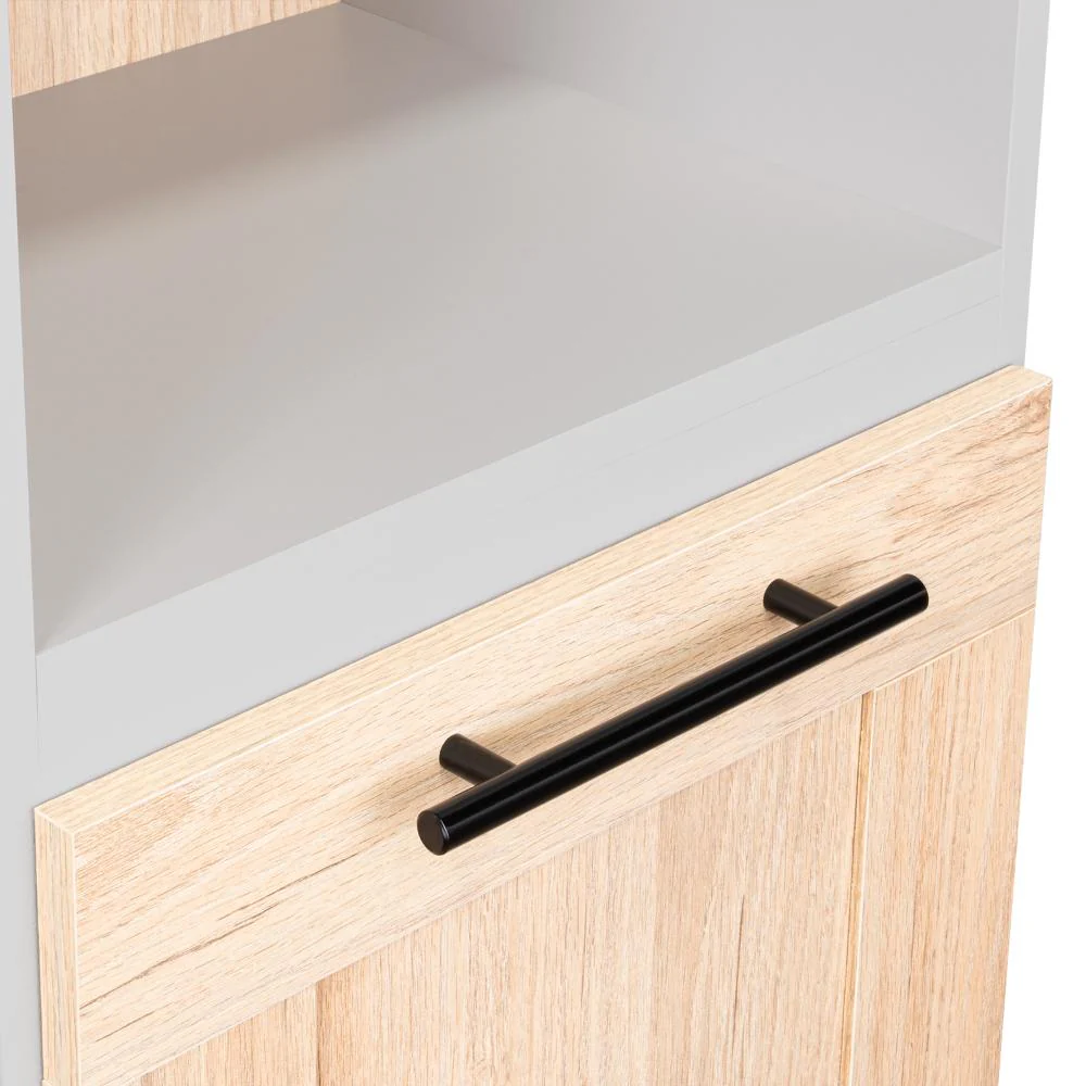ALACENA KAZÁN, BEIGE Y GRIS, CON DOS PUERTAS Y ENTREPAÑOS - Image 12