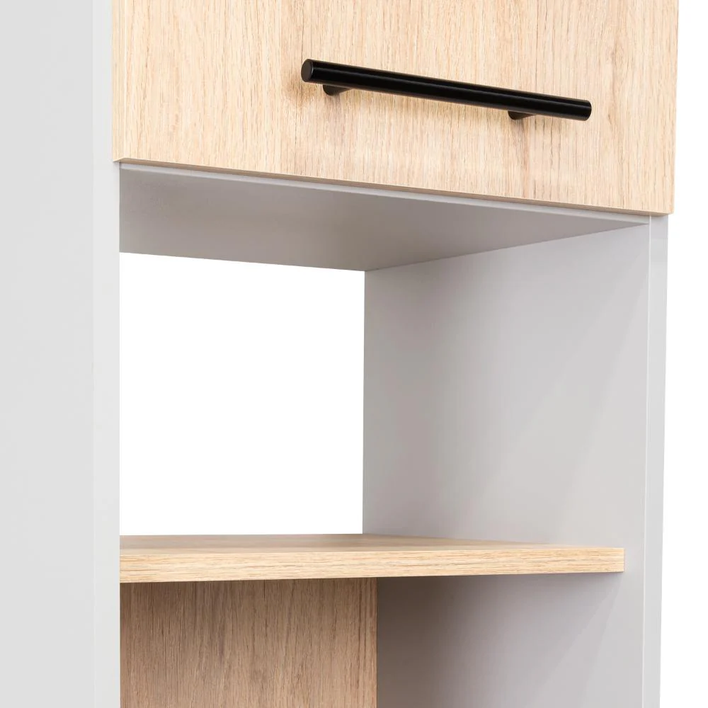 ALACENA KAZÁN, BEIGE Y GRIS, CON DOS PUERTAS Y ENTREPAÑOS - Image 14