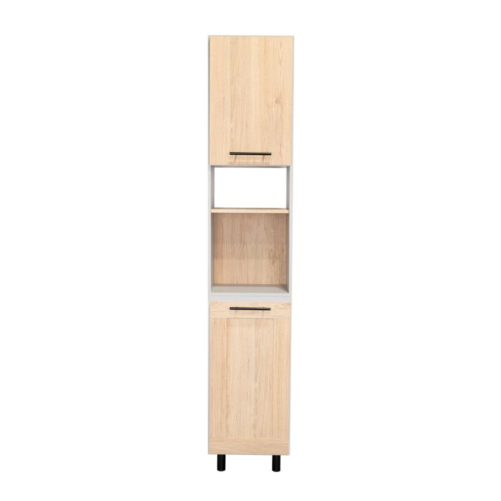 ALACENA KAZÁN, BEIGE Y GRIS, CON DOS PUERTAS Y ENTREPAÑOS - Image 9
