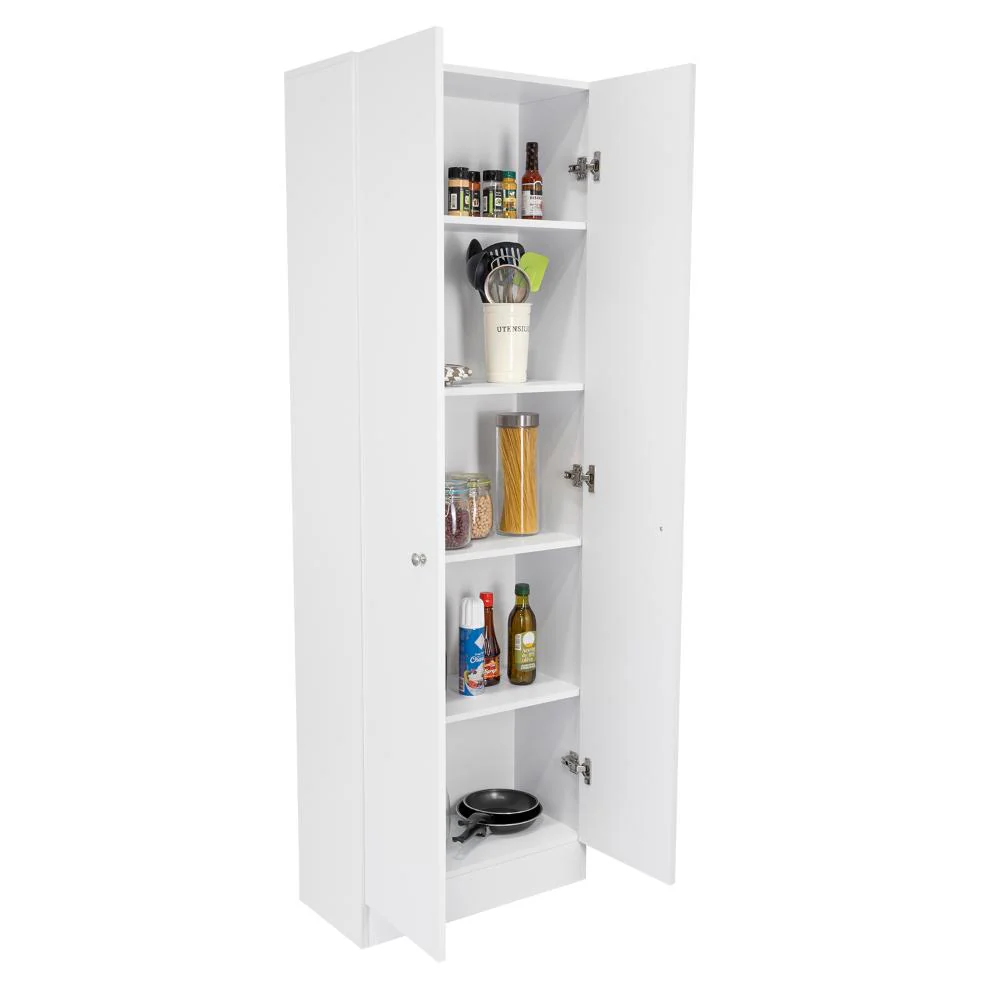 ALACENA MULTIUSOS BENNA, BLANCO DUQUEZA, CON VARIEDAD DE ENTREPAÑOS ZF
