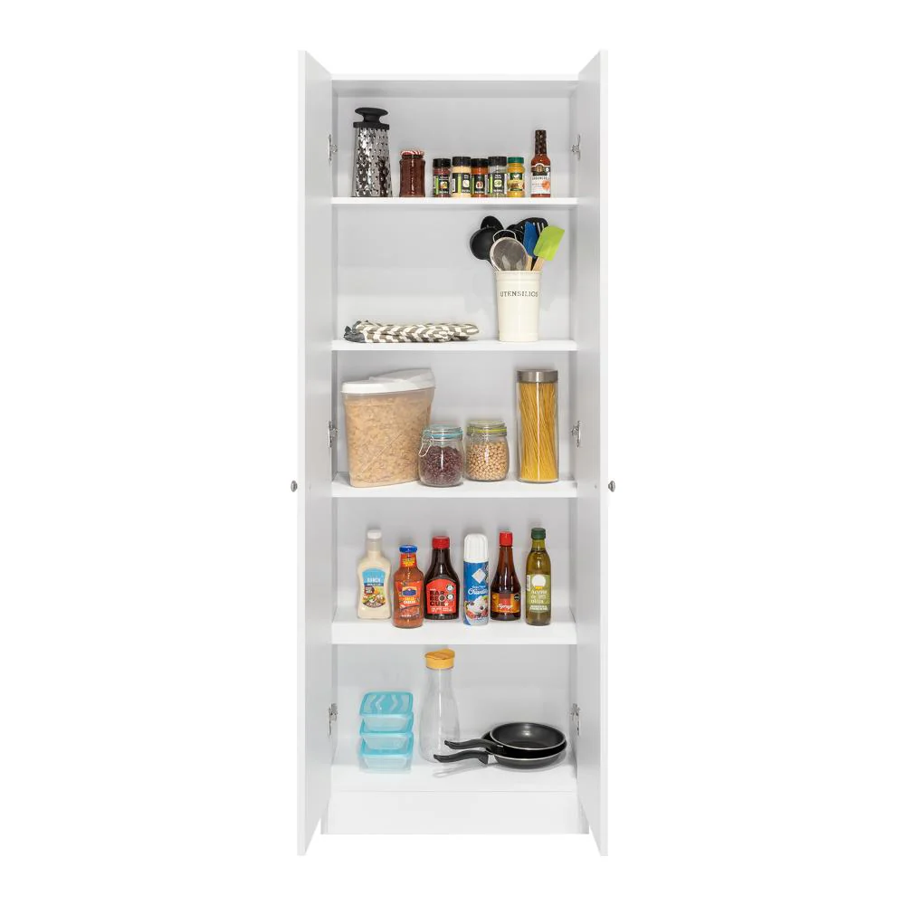 ALACENA MULTIUSOS BENNA, BLANCO DUQUEZA, CON VARIEDAD DE ENTREPAÑOS ZF - Image 2