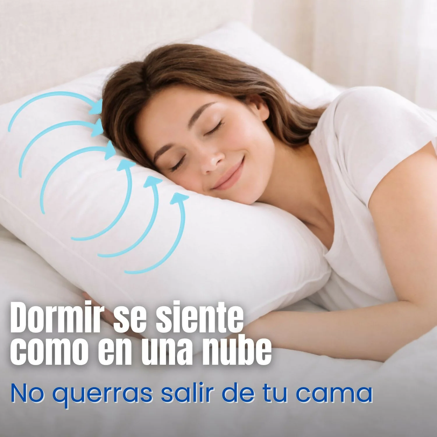 Almohada siliconada con funda 45x65cm Set x2 - Image 3