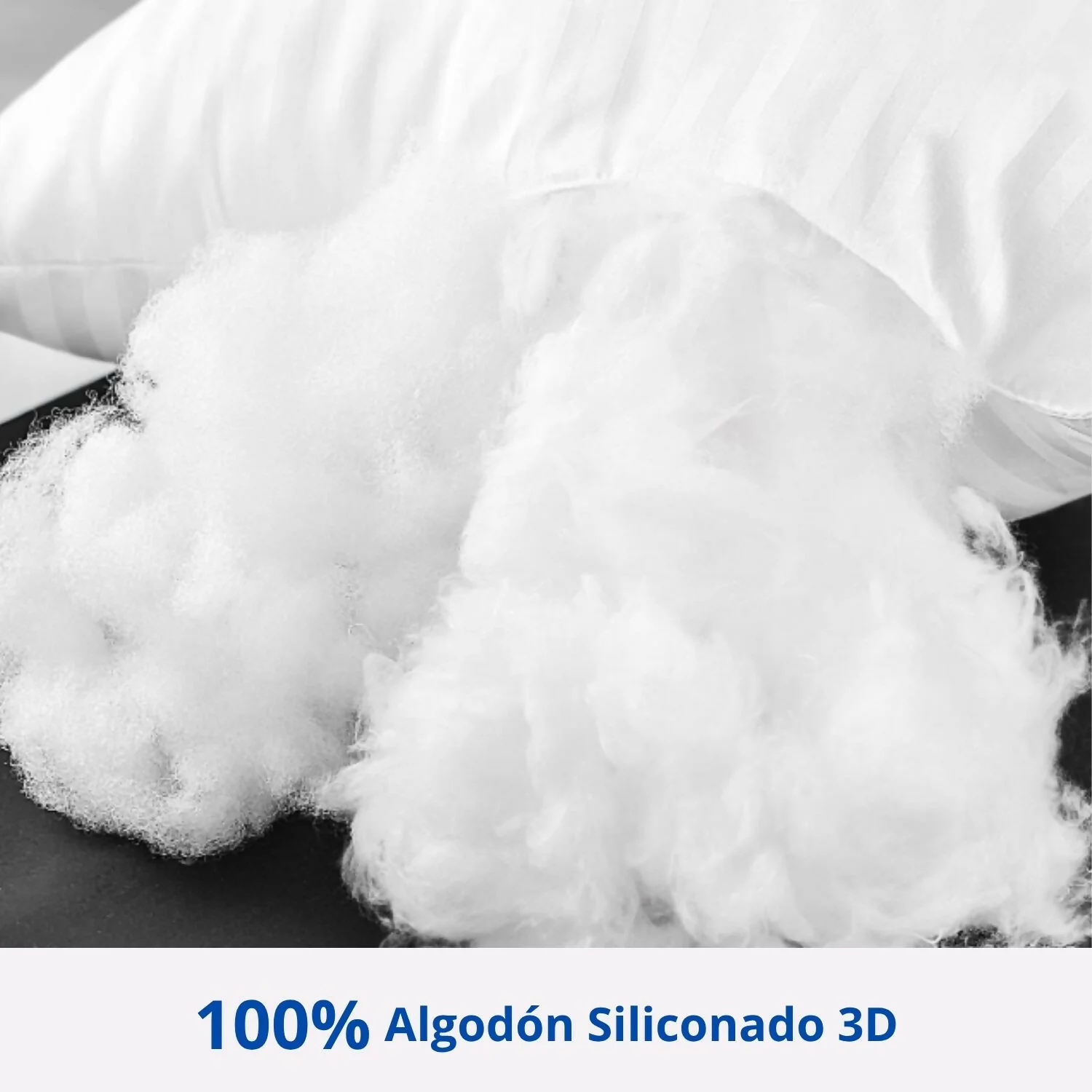 Almohada siliconada con funda 45x65cm Set x2 - Image 5