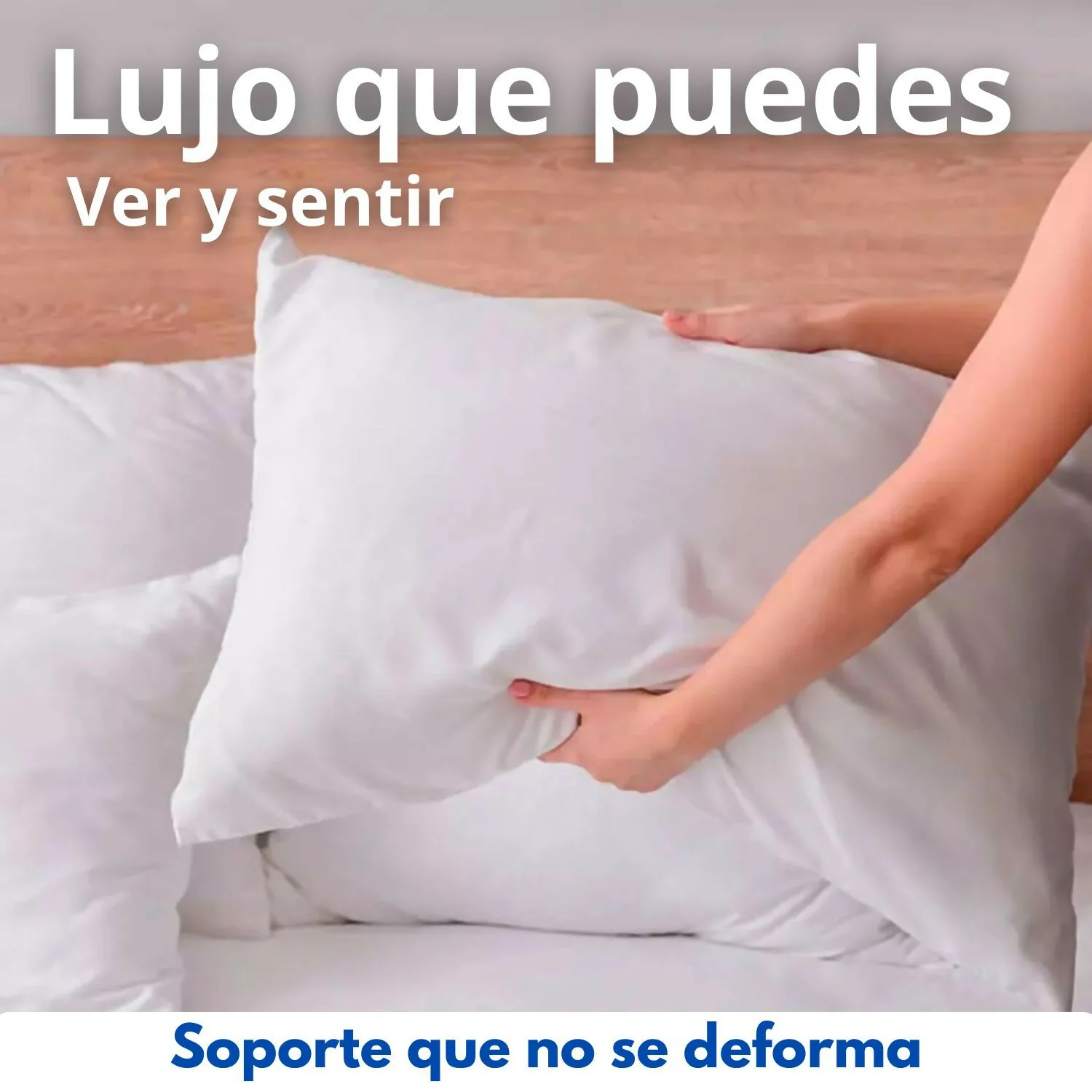 Almohada siliconada con funda 50x70cm Set x2 - Image 3
