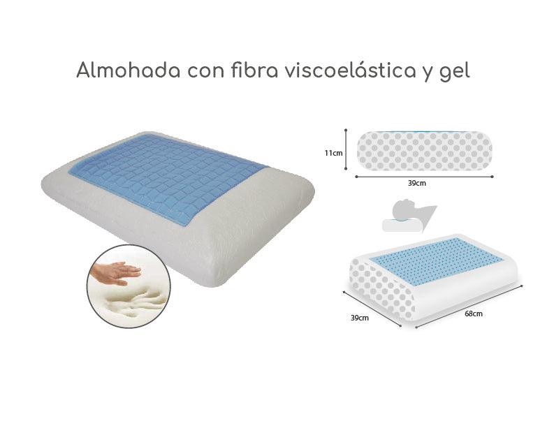 Almohada Visco Tradicional Gel - Image 3