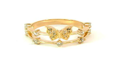 ANILLO DAMA CON MARIPOSA