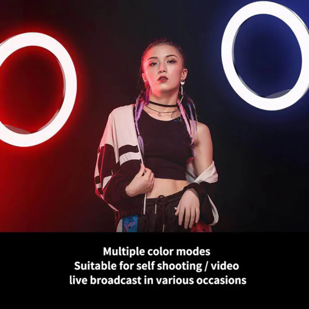 ARO DE LUZ 26 CM RGB LED CON TRÍPODE PROFESIONAL 2 MTS - Image 3