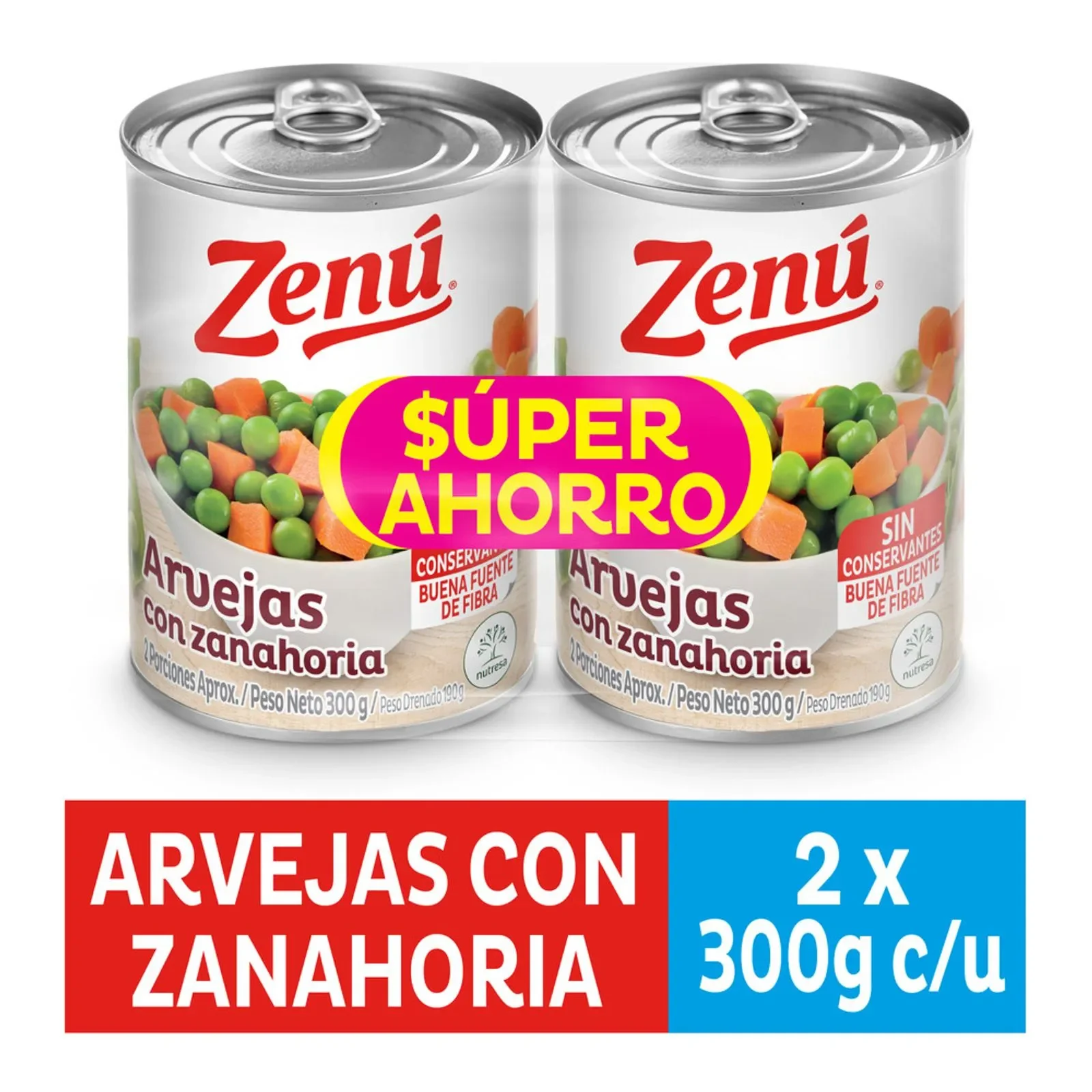 ARVEJA ZANAHORIA  PX2 380 GR