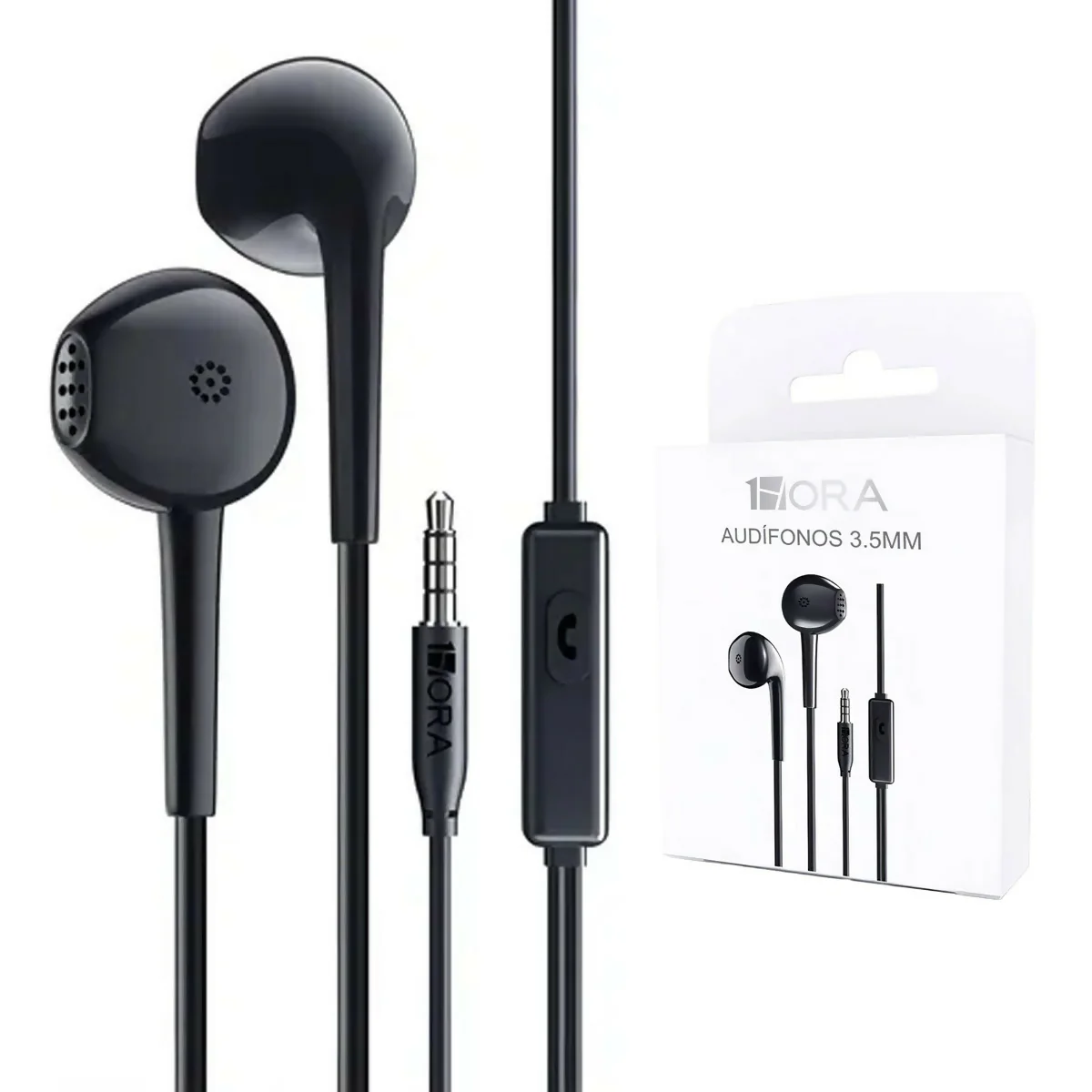 AUDÍFONOS ALÁMBRICOS AUT117 NEGRO