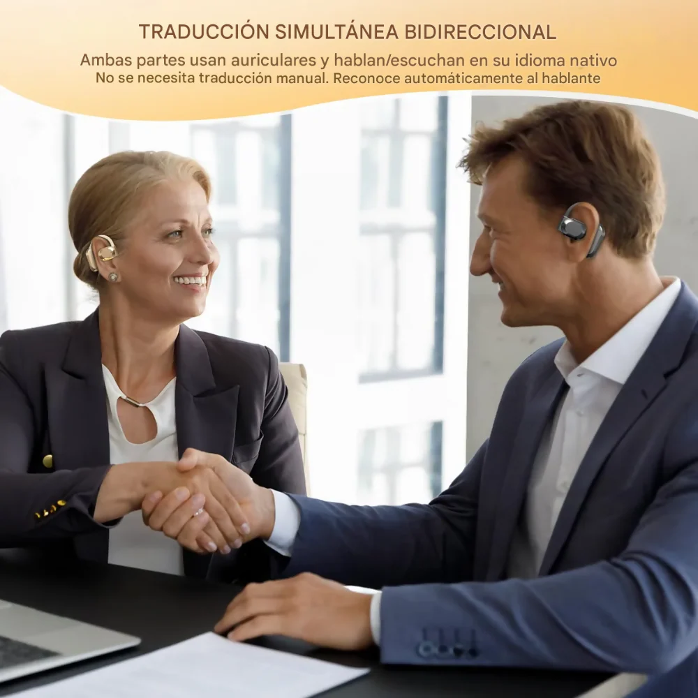 AUDÍFONOS TRADUCTORES IDIOMAS INTELIGENTES BLUETOOTH PORTÁTIL - Image 3