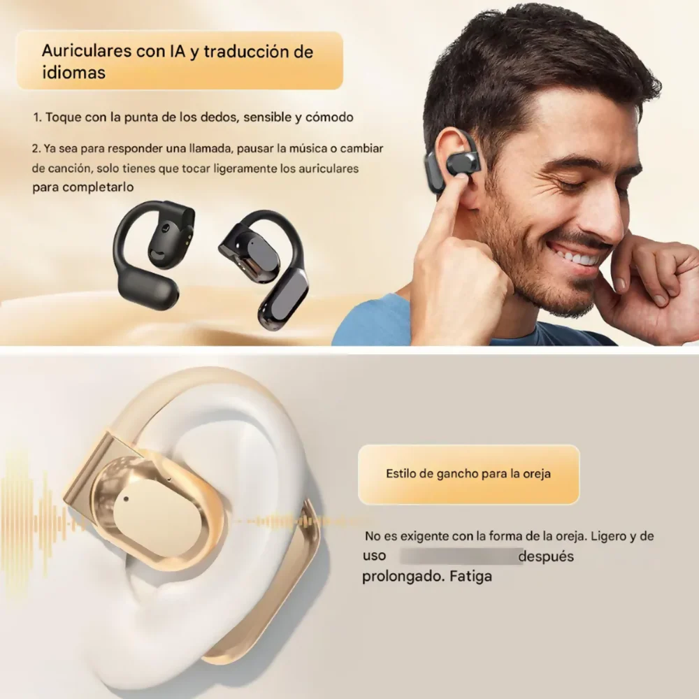 AUDÍFONOS TRADUCTORES IDIOMAS TIEMPO REAL BLUETOOTH 3 EN 1 - Image 3