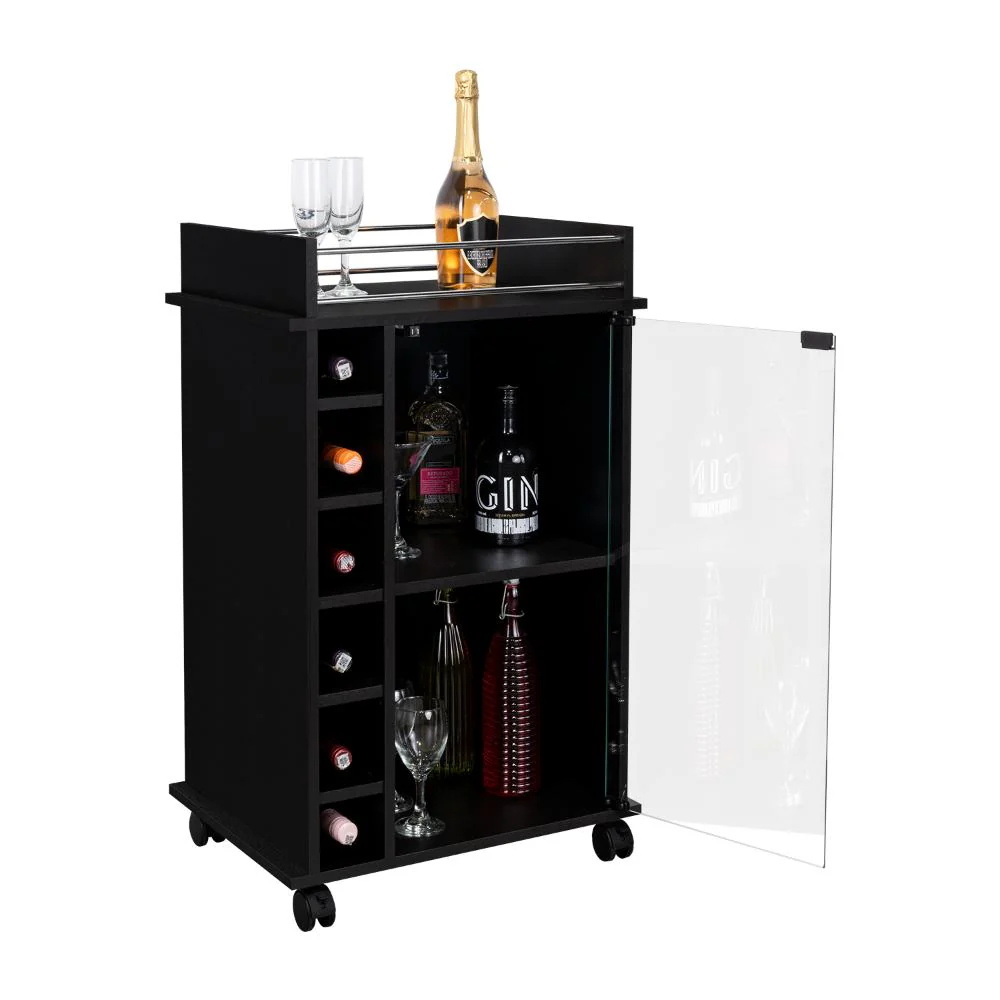 BAR DUKATY, WENGUE, CON RODACHINES PARA SU FÁCIL DESPLAZAMIENTO - Image 2