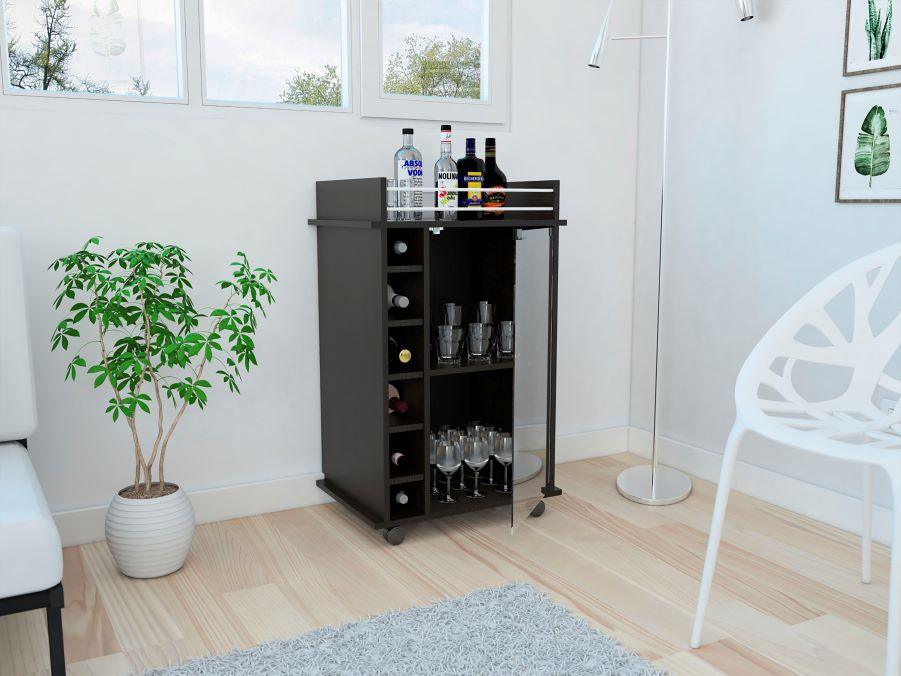 BAR DUKATY, WENGUE, CON RODACHINES PARA SU FÁCIL DESPLAZAMIENTO - Image 6