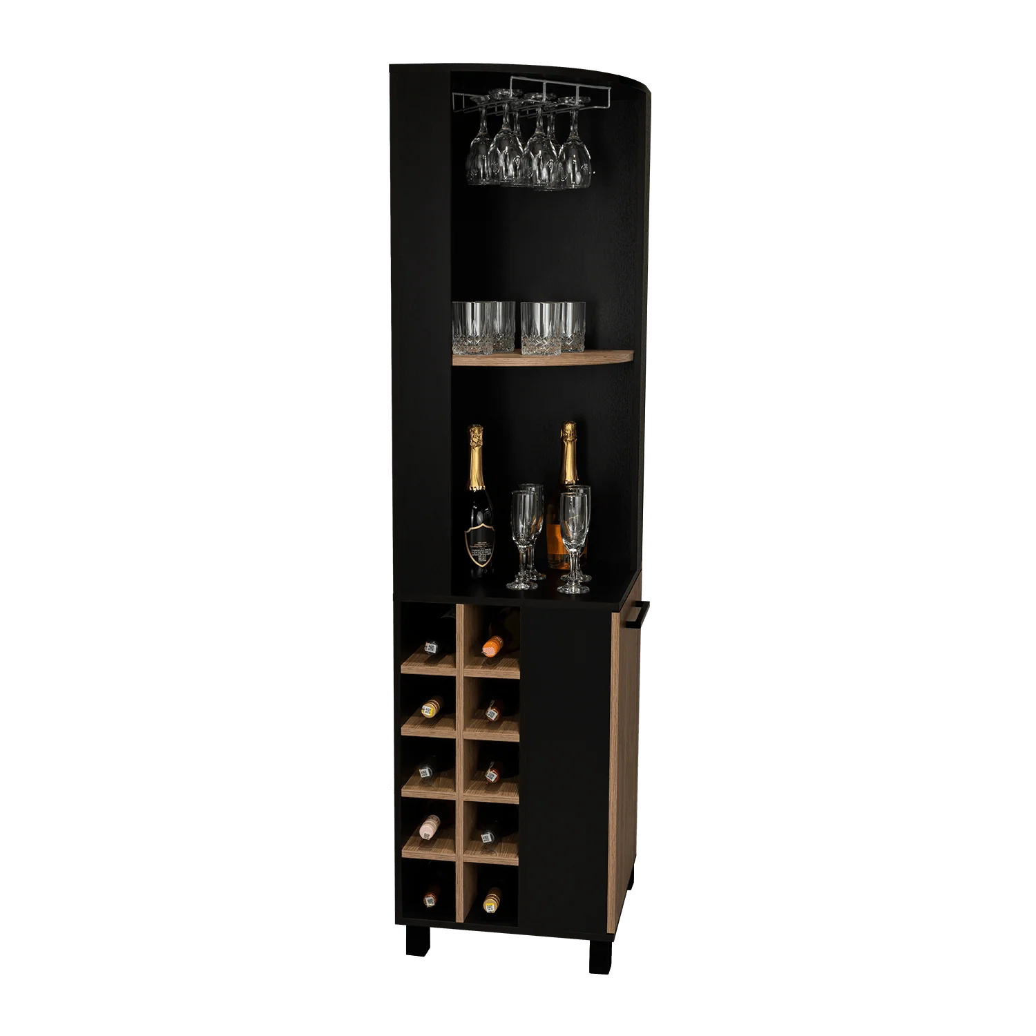 BAR ESQUINERO WESLEY, WENGUE Y MIEL, CON DOS ENTREPAÑOS UNA PUERTA