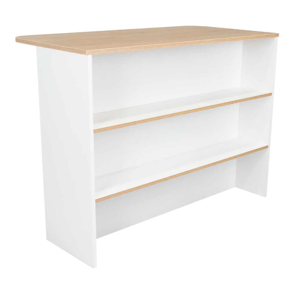 BARRA DE COCINA DIAMANTE, BLANCO DUQUEZA Y BEIGE, CON AMPLIA SUPERFICIE ZF - Image 6