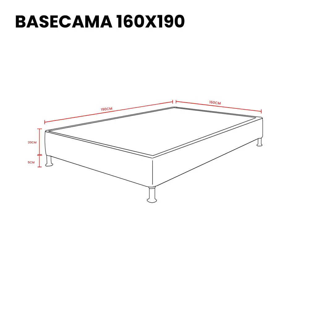 Base Cama Queen Woody, Gris Grafito, con Tendido de Tablas - Image 5