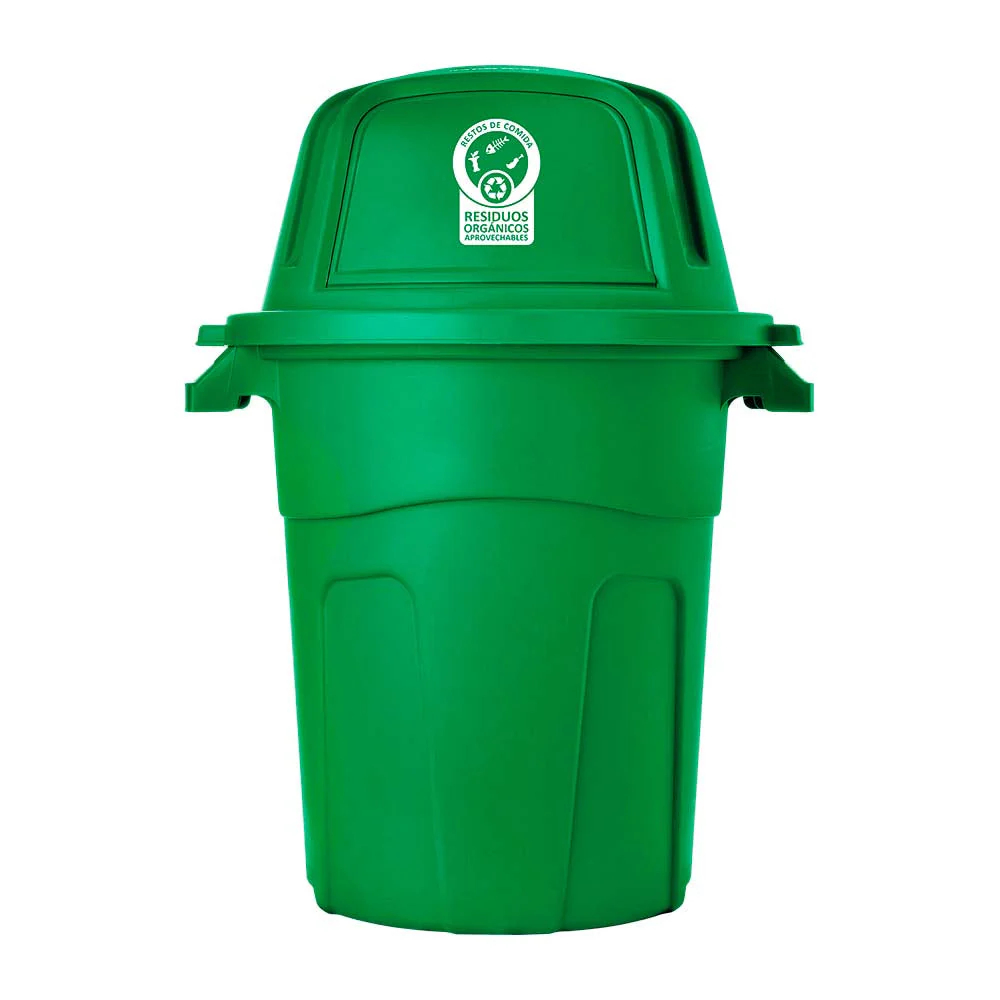 Basurero Manejo Residuos 100 Litros Verde - Image 2