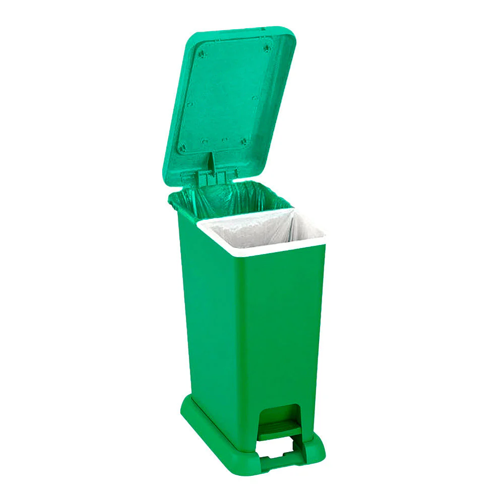 Basurero Pedal 35 Litros Verde - Image 2