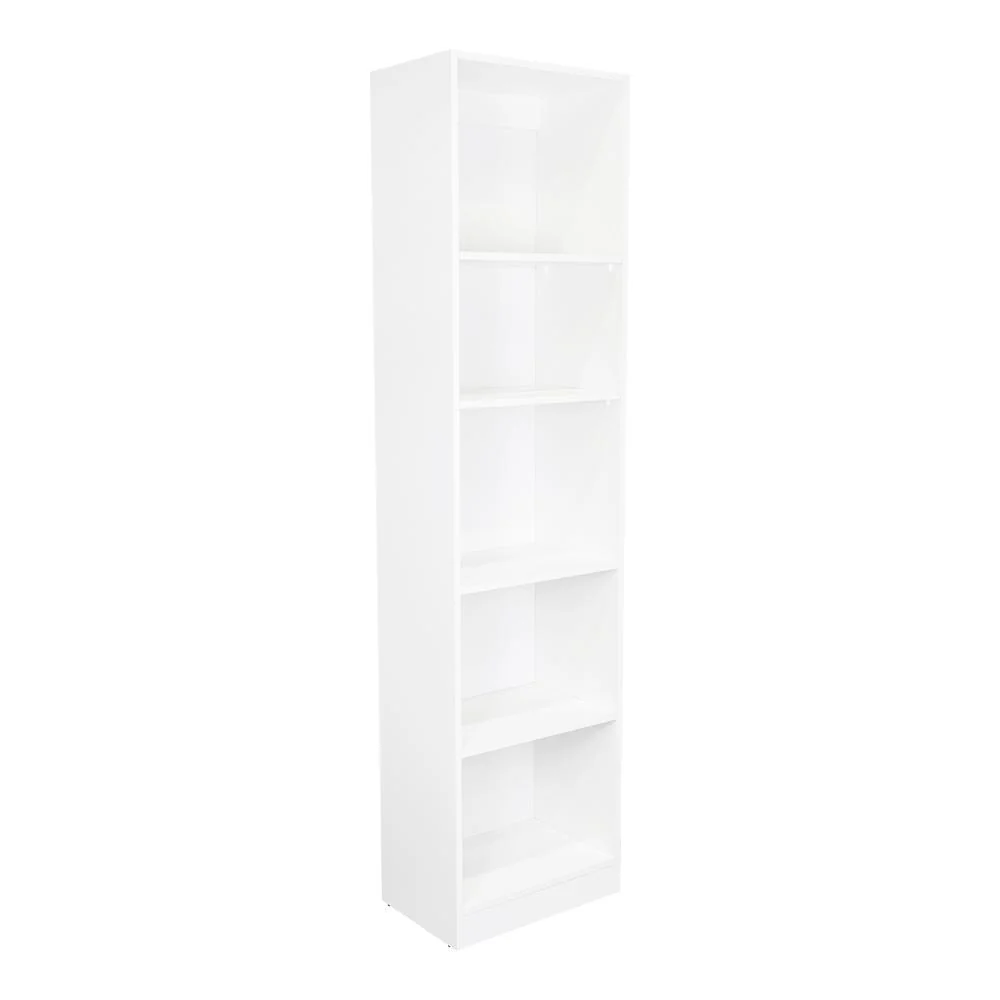 BIBLIOTECA HOME, BLANCO, CON CINCO ENTREPAÑOS ZF - Image 5