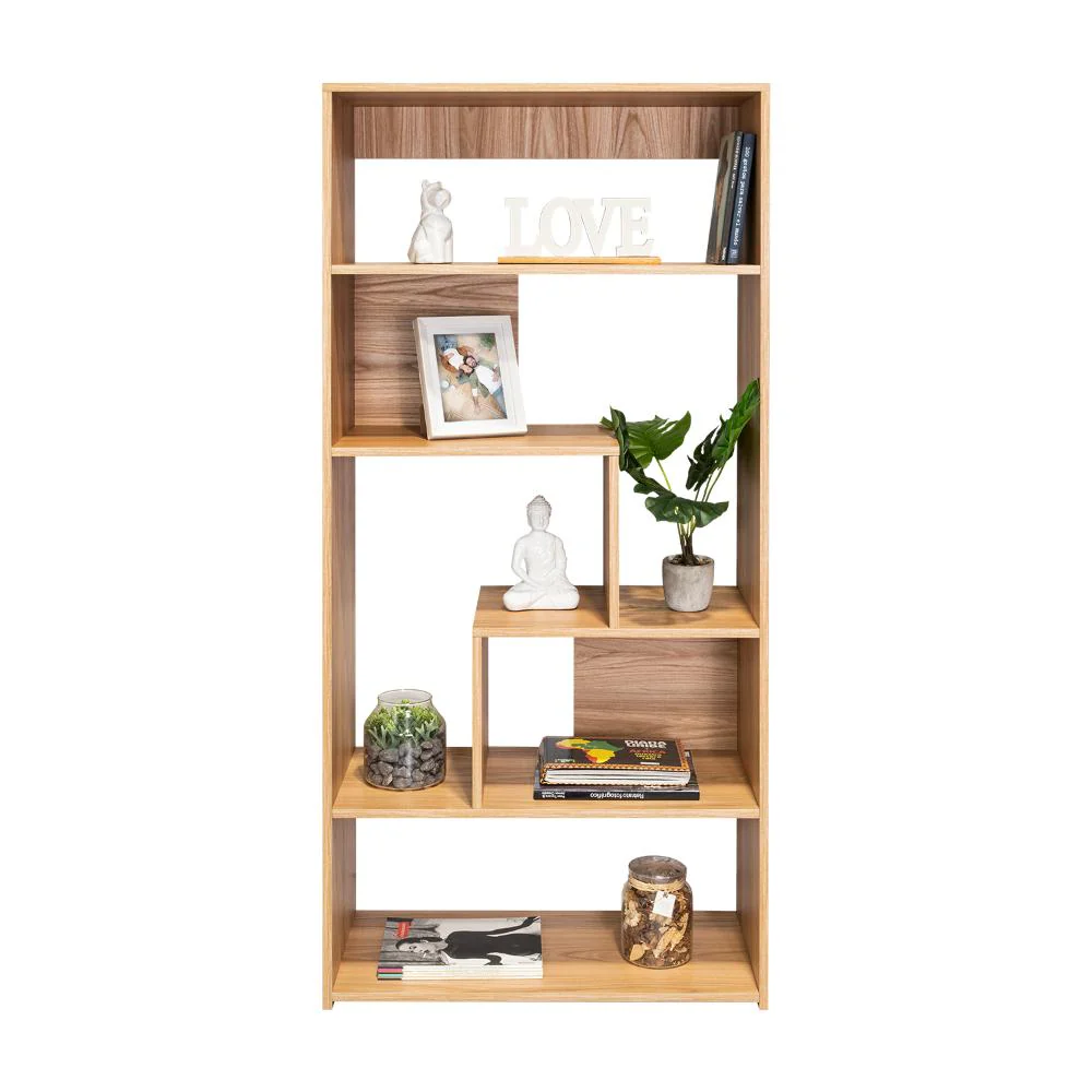 BIBLIOTECA LOUIS, FRESNO EUROPEO, CON ESPACIO PARA COLOCAR LIBROS Y OBJETOS DECORATIVOS - Image 2
