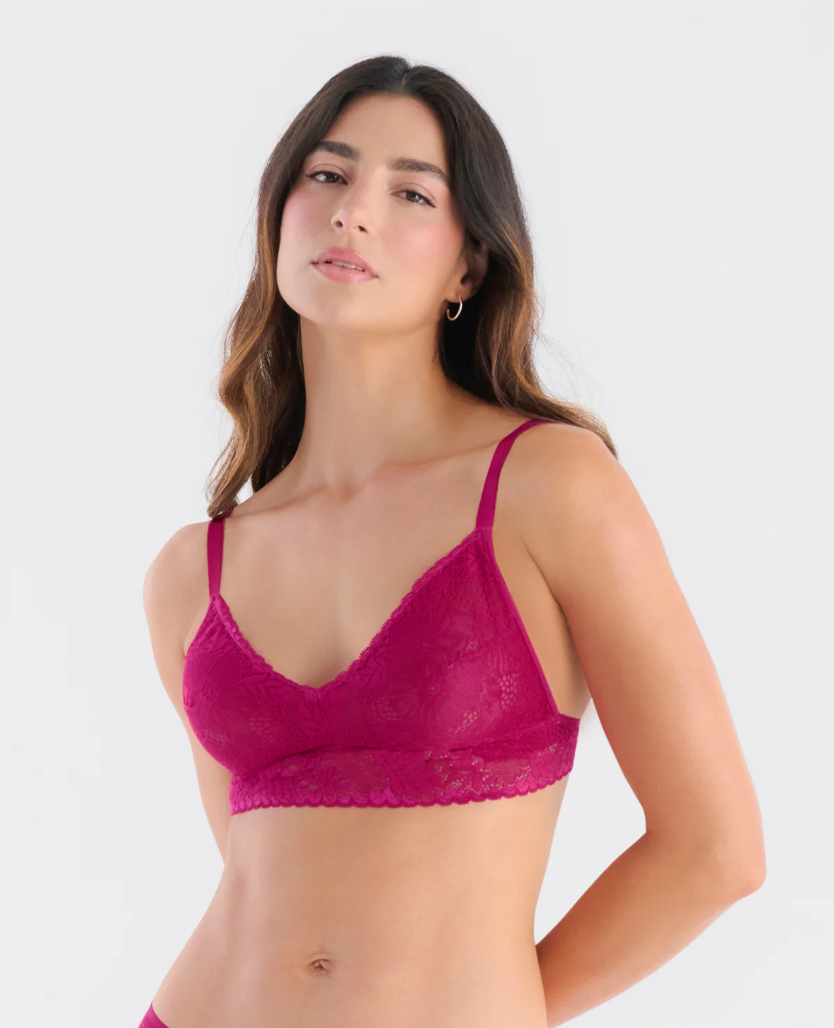BRALETTE TRIANGULAR | EN ENCAJE | ELÁSTICO EN BASE - Image 2