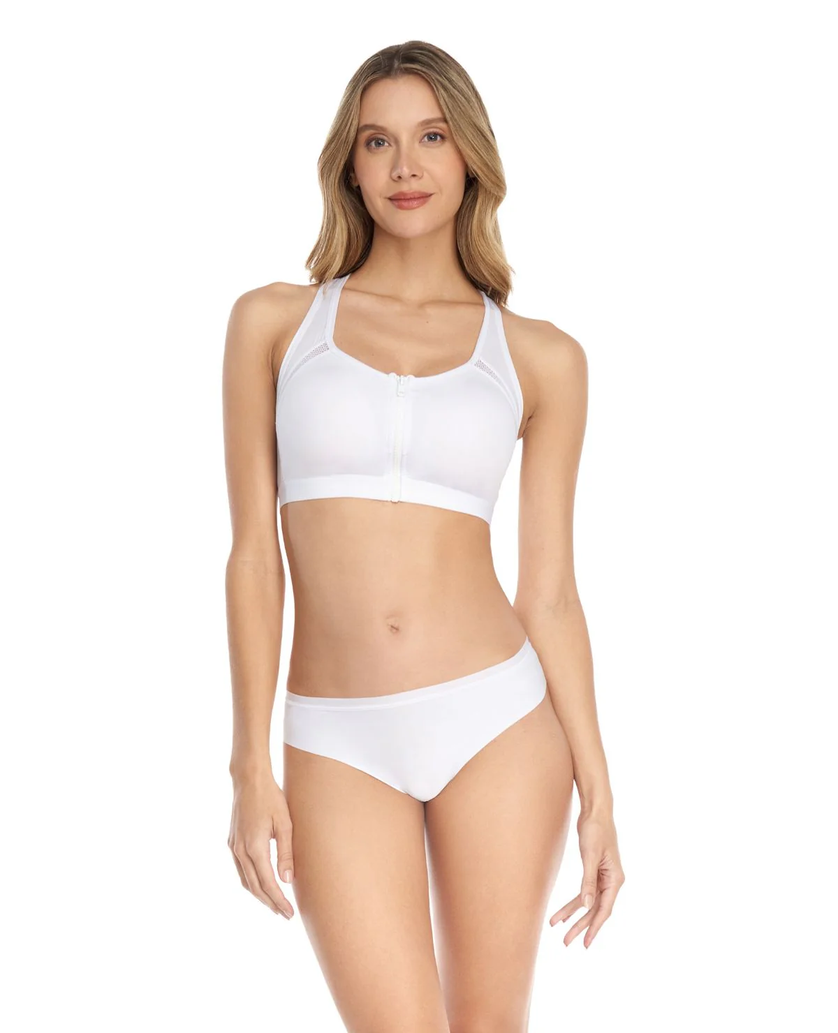 BRASIER DEPORTIVO | TIPO TOP | REALCE NATURAL | CIERRE FRONTAL | EN MICROFIBRA _ REF: 45386
