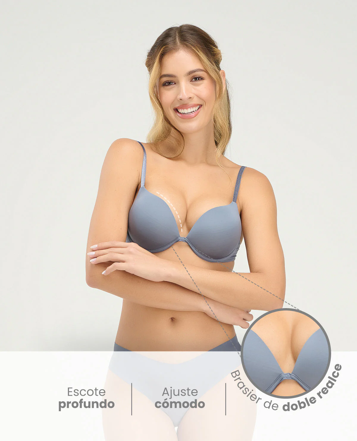 BRASIER | DOBLE REALCE | ESCOTE PROFUNDO - Image 3