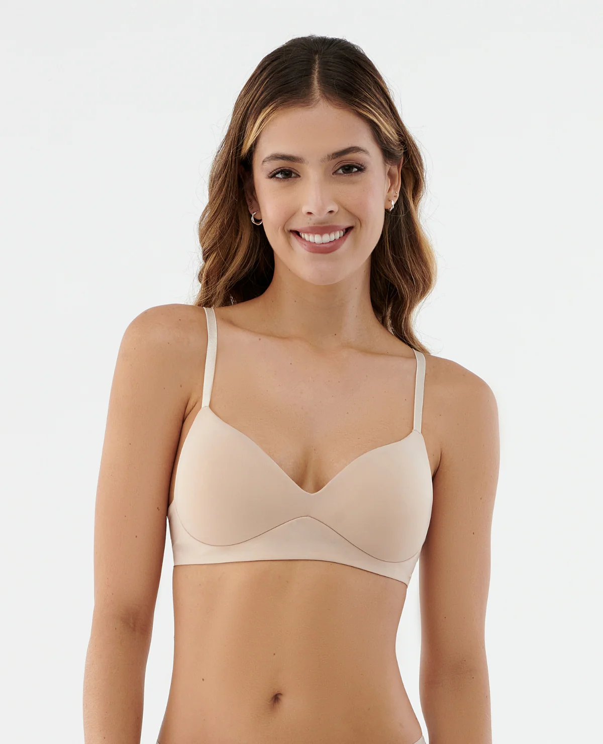BRASIER REALCE NATURAL | SIN VARILLA | MICROFIBRA | COPAS SUAVES - Image 2