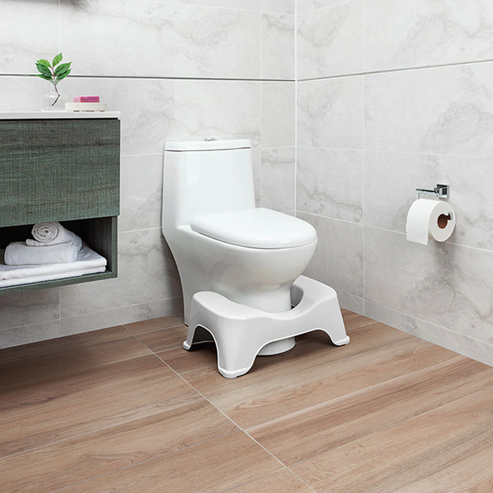 Butaco o Taburete para ir al Baño Blanco - Image 2