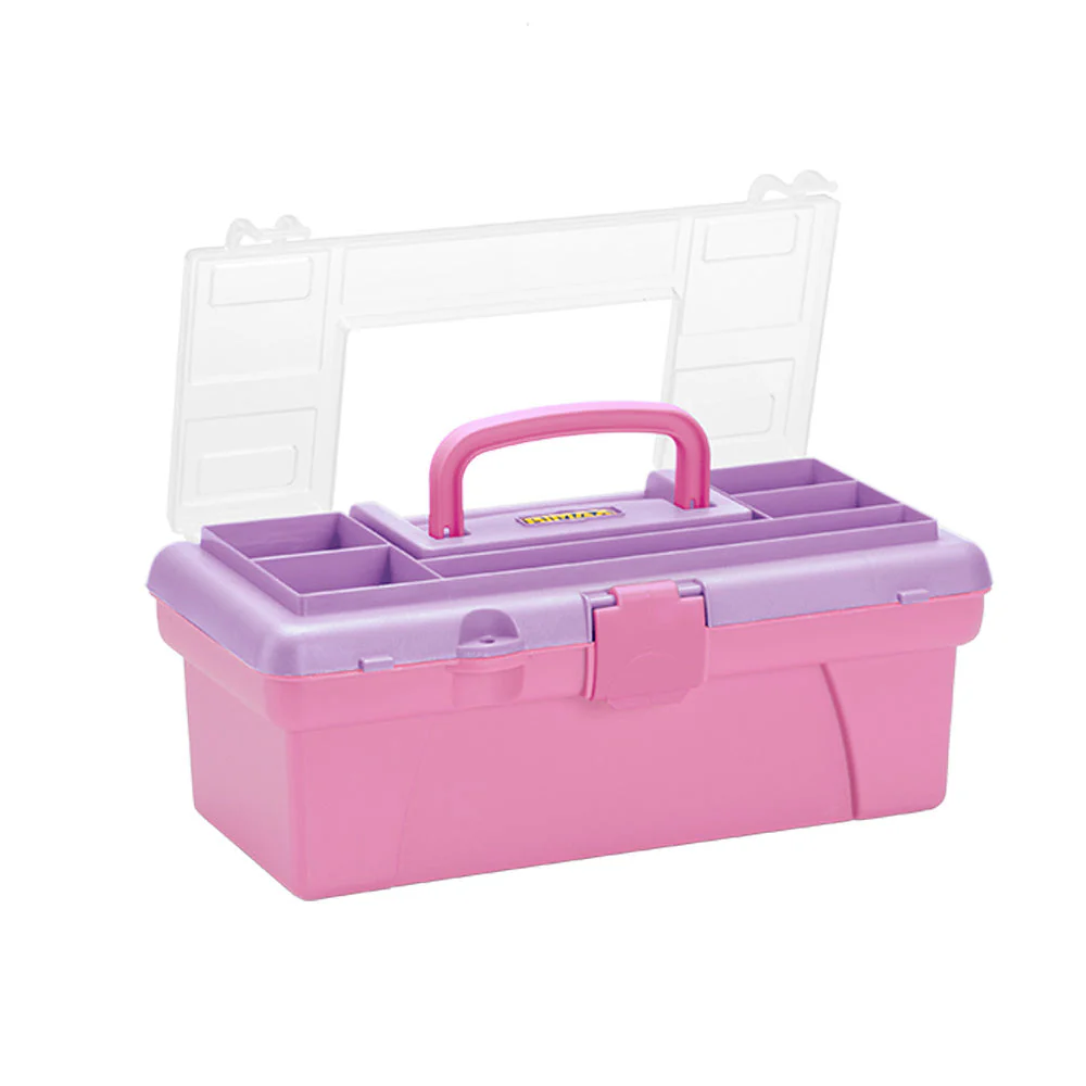 Caja Vanity 12" para Organización Vanity Rosado-Lila - Image 3