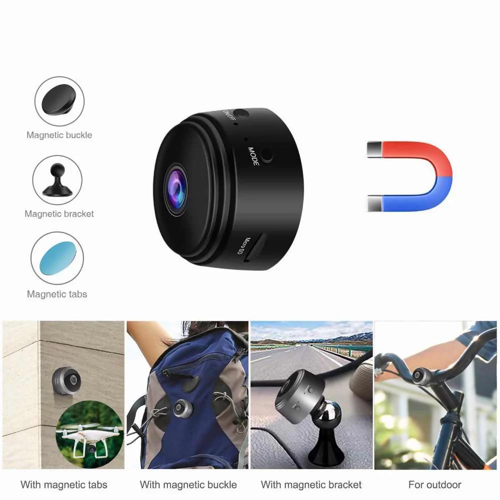CAMARA MINI ESPÍA IP WIFI MONITOREO EN TIEMPO REAL MICRÓFONO - Image 10