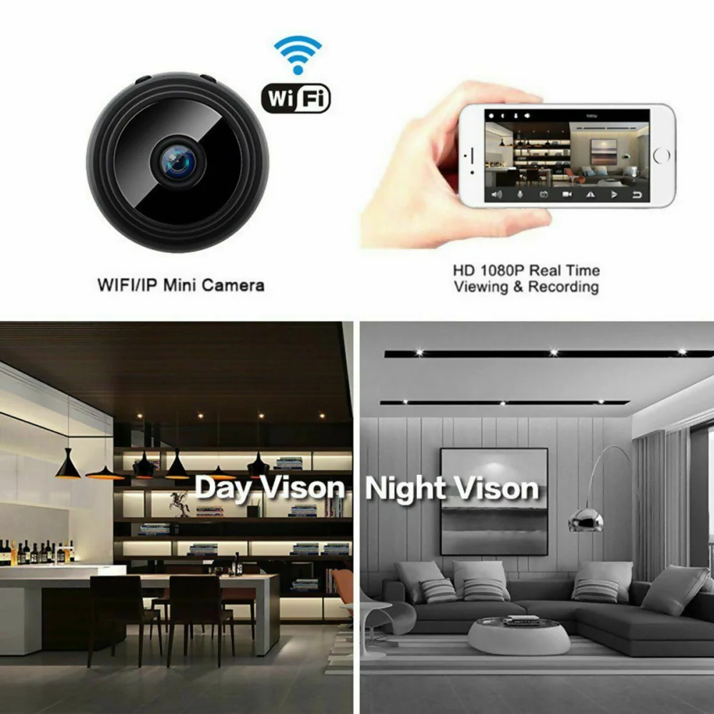 CAMARA MINI ESPÍA IP WIFI MONITOREO EN TIEMPO REAL MICRÓFONO - Image 6