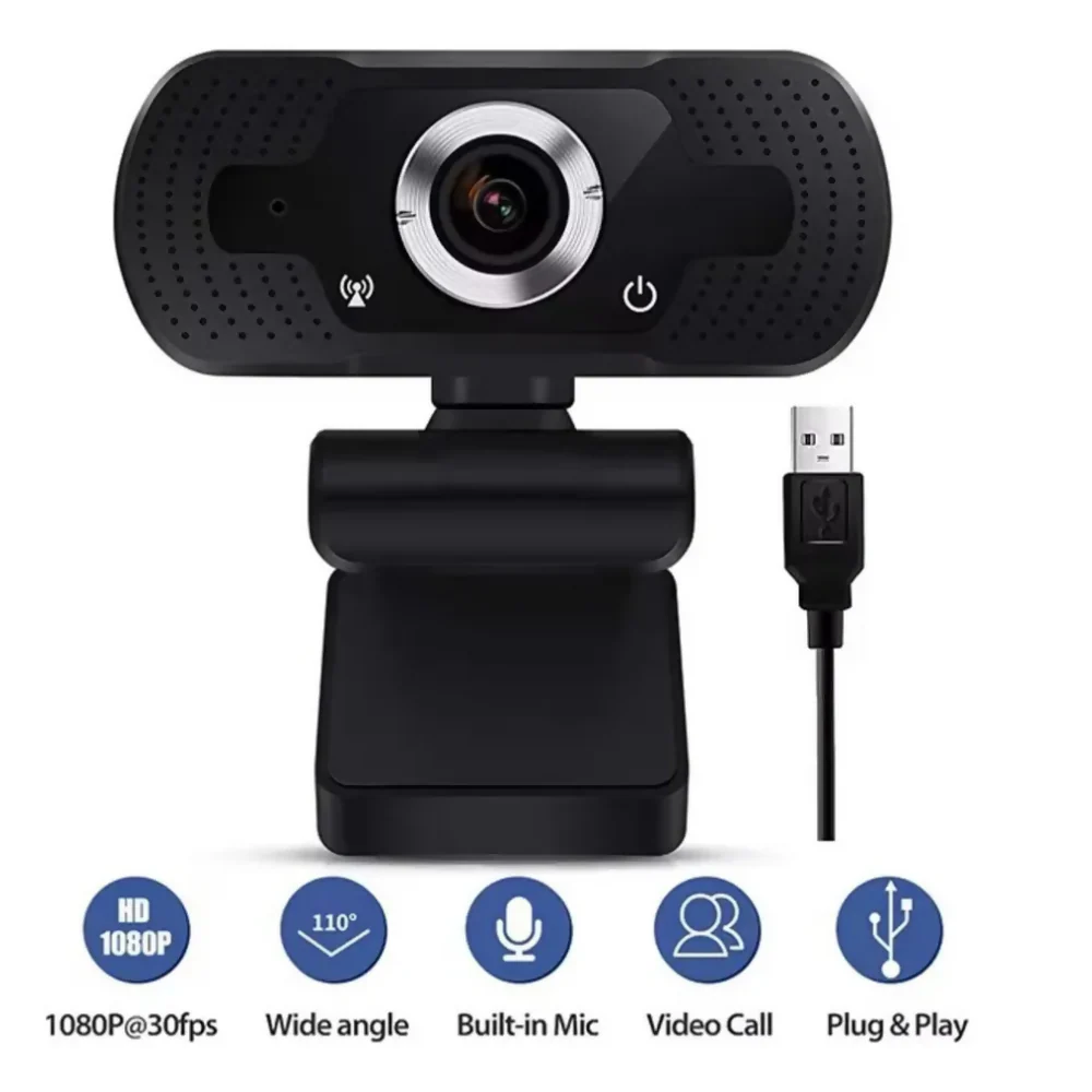 CÁMARA WEB W6 2K 4MP PARA PC VIDEOLLAMADAS HD USB PLUG PLAY - Image 3