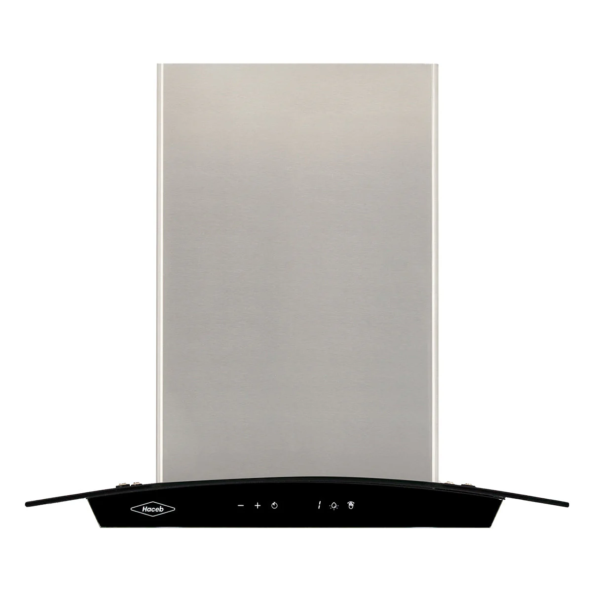 Campana Isla Vidrio Inox-negro 60 Cm 3 Velocidades