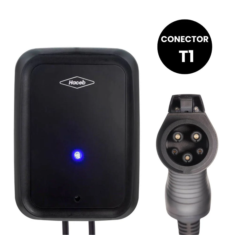 Cargador De Pared Para Carros Eléctricos Tipo Americano (T1) F2 220v 7,5kw