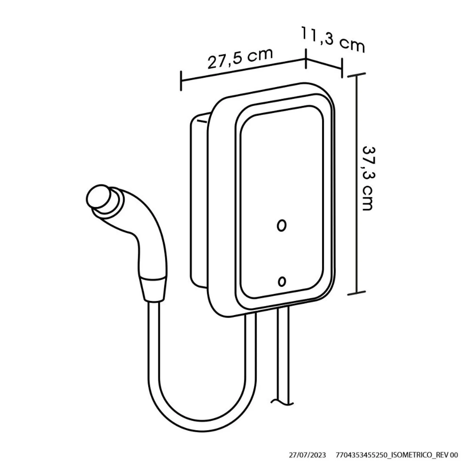 Cargador De Pared Para Carros Eléctricos Tipo Americano (T1) F2 220v 7,5kw - Image 11