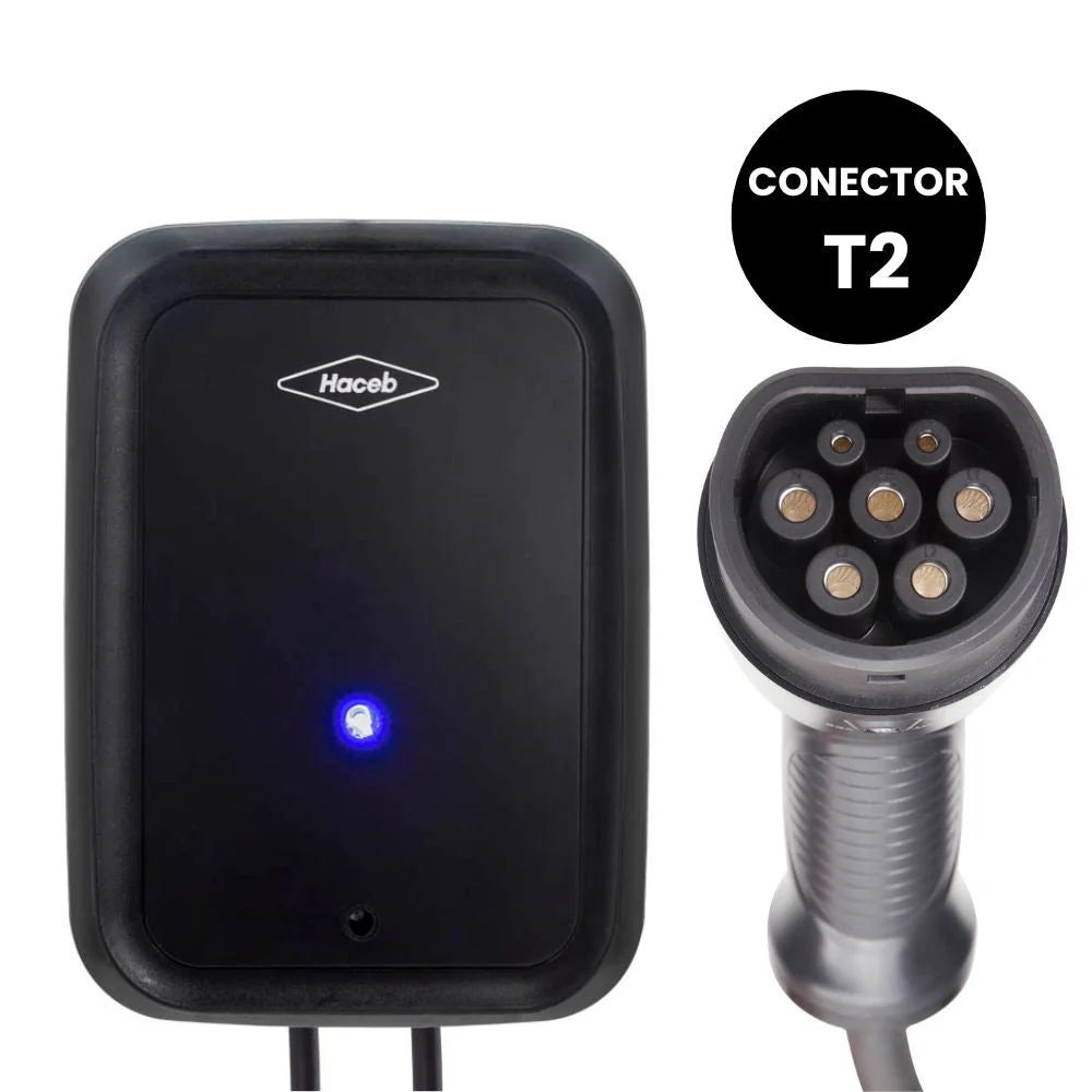 Cargador De Pared Para Carros Eléctricos Tipo Europeo (T2) F2 220V 7,5kW - Image 2