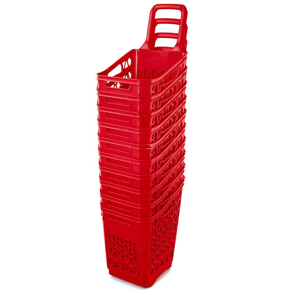 Cesta de Mercado 65 L Rojo - Image 4