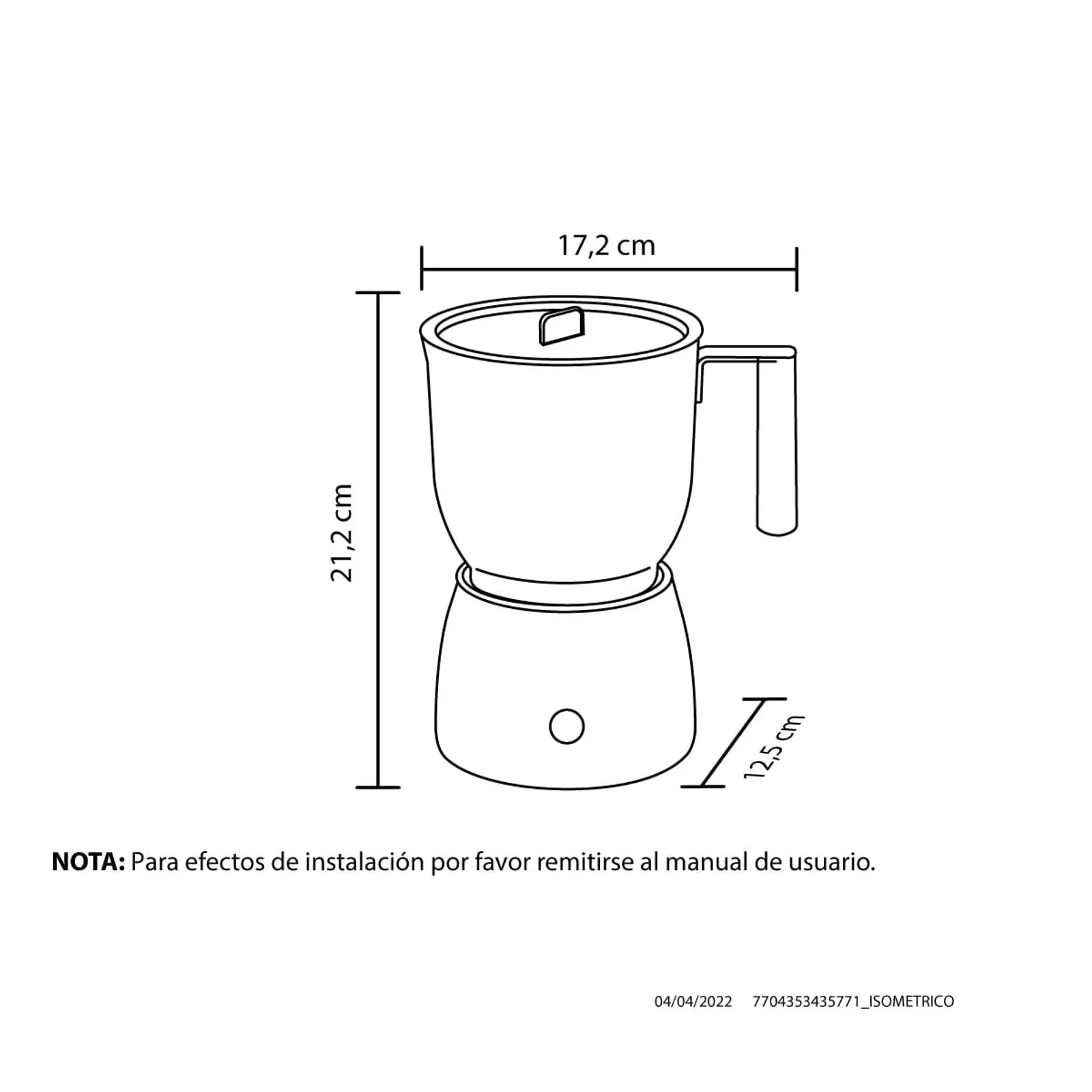 Chocotera Haceb Inox 600 ML - Image 4
