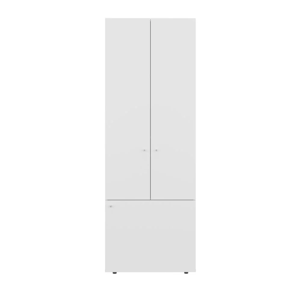 CLOSET BEICO II, BLANCO DUQUEZA, CON TRES PUERTAS ABATIBLES Y CUATRO ENTREPAÑOS - Image 6