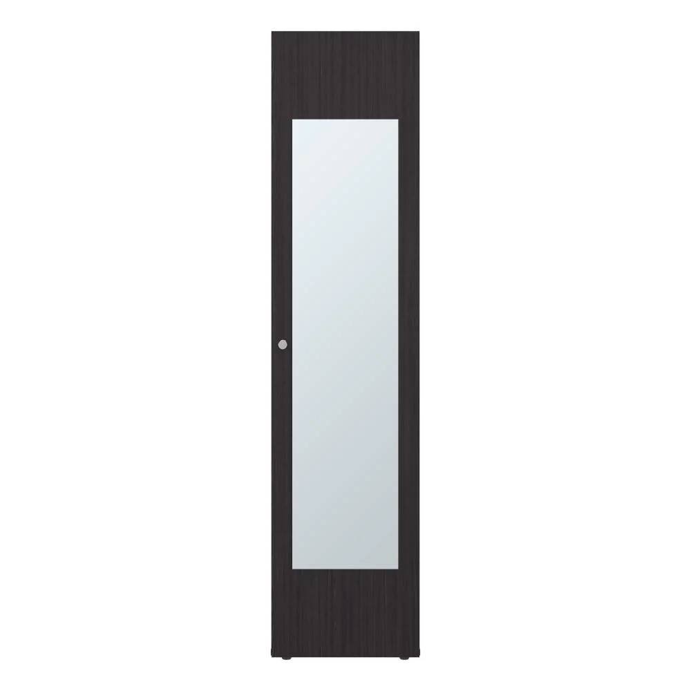 Closet Con Espejo Alma, Kronos Wengue, Una puerta abatible y entrepaños para guardar ropa ZF - Image 3