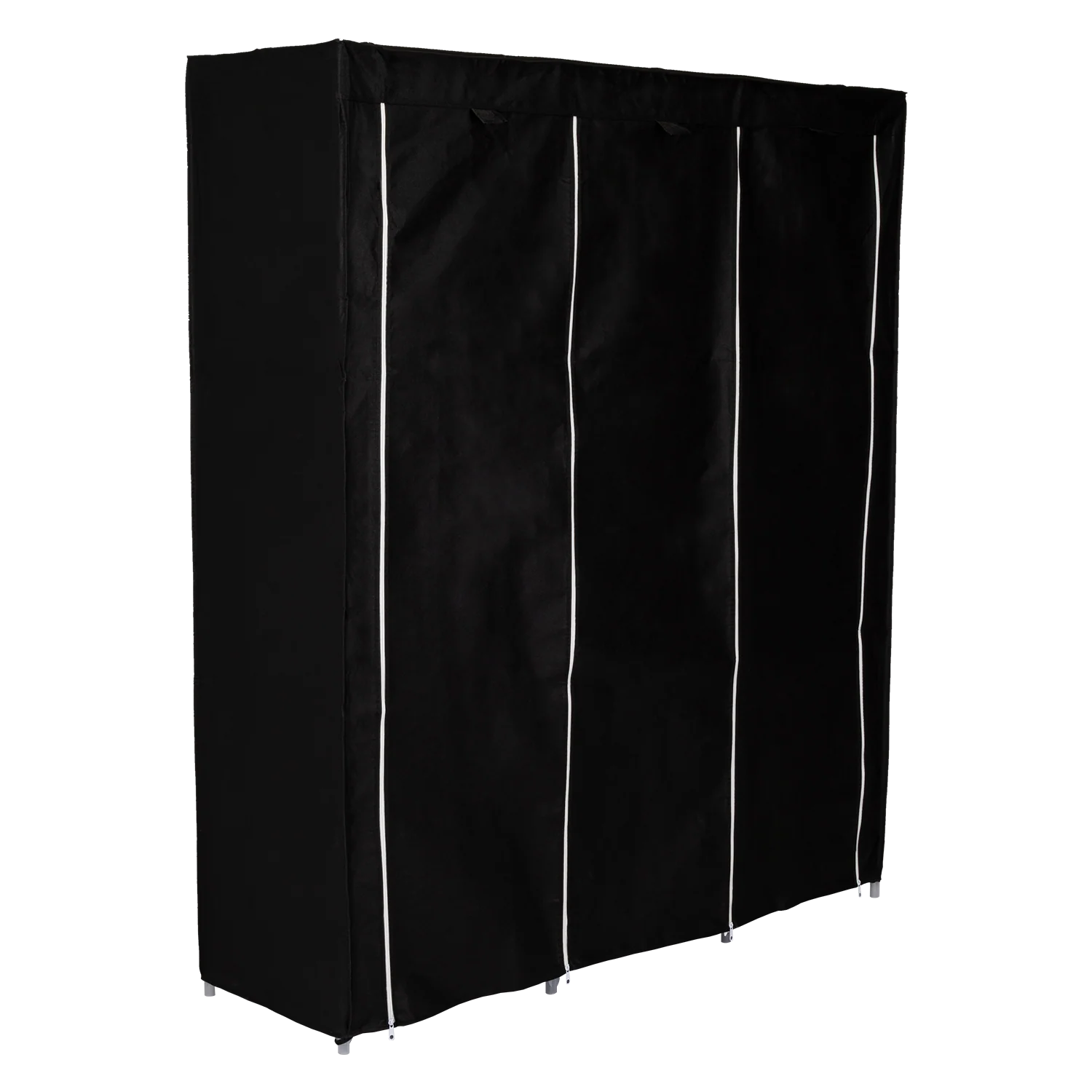 CLOSET PORTÁTIL JESAN, NEGRO, VARIEDAD DE ENTREPAÑOS EN TELA - Image 5